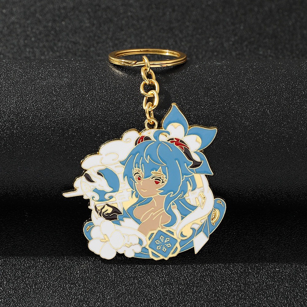 Móc khóa nhân vật game Genshin Impact Venti/ Xiao/ Keqing/ Zhongli/ Ganyu/ mặt nạ Xiao/ mặt nạ Childe - GSK111