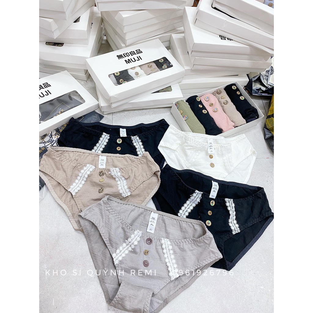 Set 5 Quần Lót Nữ Xuất Nhật Chất Cotton Mềm Mại | BigBuy360 - bigbuy360.vn