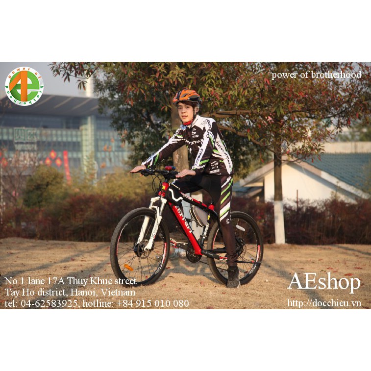 bộ quần áo đua xe đạp dài tay Cannondale