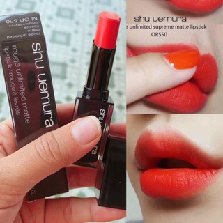 SON SHU OR 550 - cam đỏ - shu uemura líptick