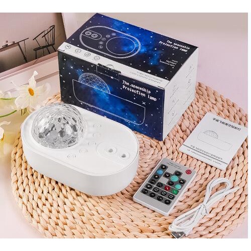 Loa Bluetooth Có Đèn LED Chiếu Hình Bầu Trời Đầy Sao Màu Galaxy Trang Trí Phòng Ngủ Cho Bé