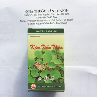 Kim tiền thảo lọ 100 viên
