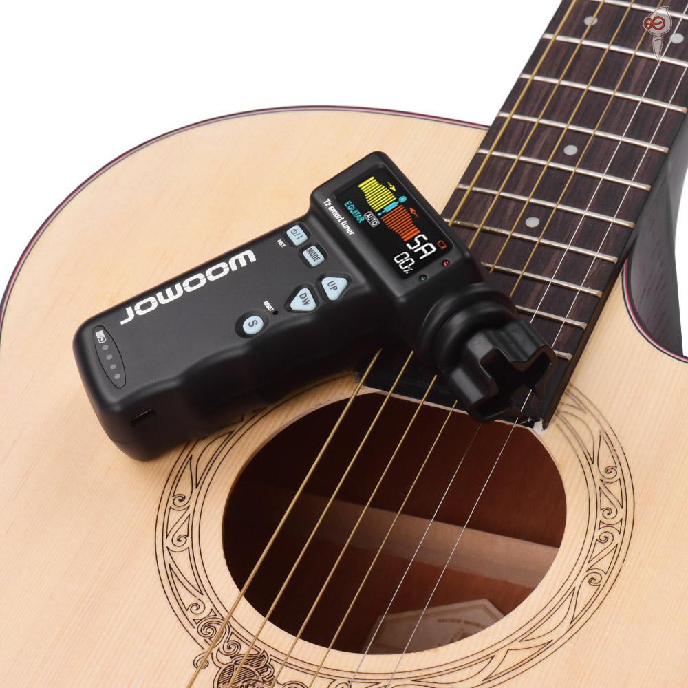 X&S JOWOOM T2 Multi-functional Smart Guitar Tuner Peg String Winder for Guitar Ukulele Chromatic Tuning Built-in Rechargeable Lithium Battery