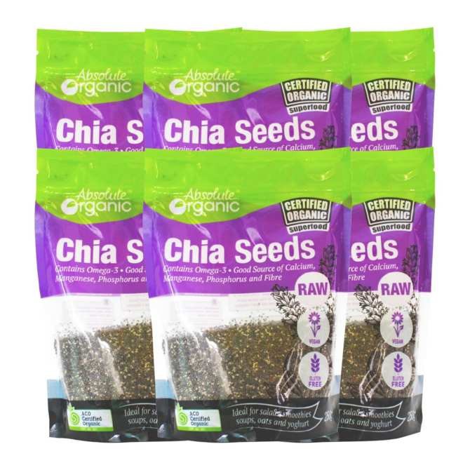 Hạt Chia Úc Absolute Organic Chia Seeds 250g