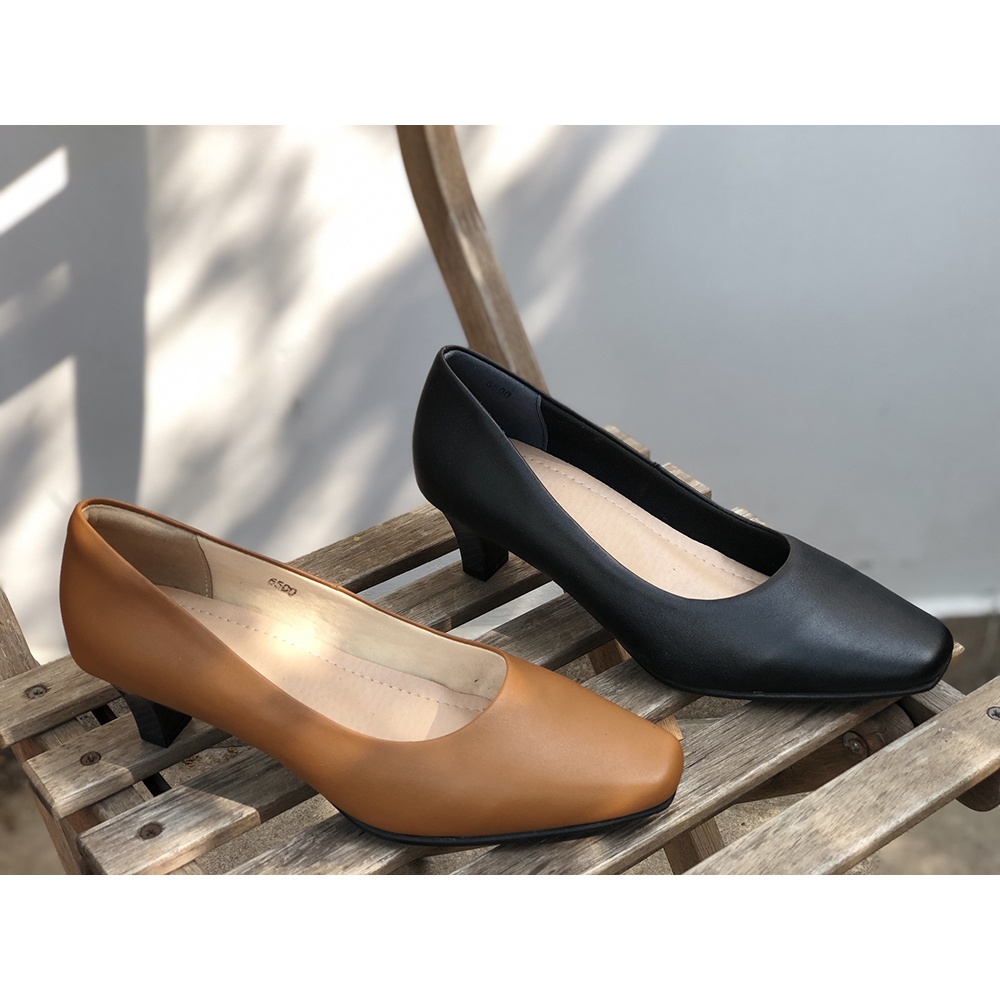 Giày nữ công sở da thật gót 5cm P06 - SALSA pumps