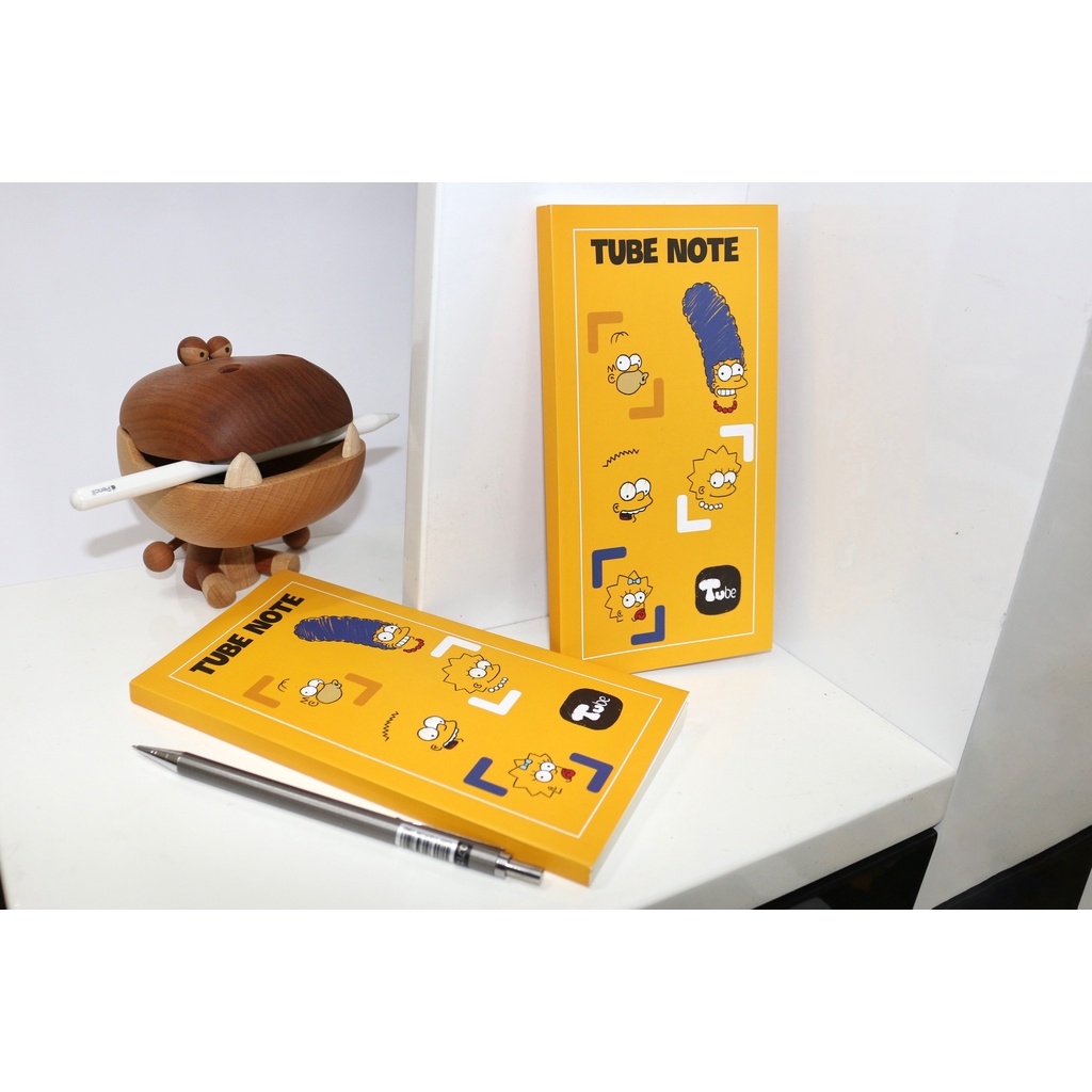 Sổ tay Dài Tube - Gia Đình Simpson Vàng - Sổ tay ghi chép hằng ngày