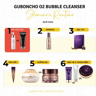 Sữa tẩy trang sủi bọt thải độc Guboncho O2 Bubble Cleanser