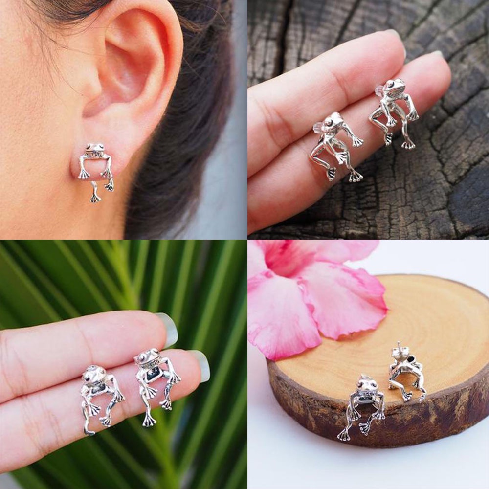 Khuyên tai hình chú ếch ngộ nghĩnh độc đáo dành cho nữ