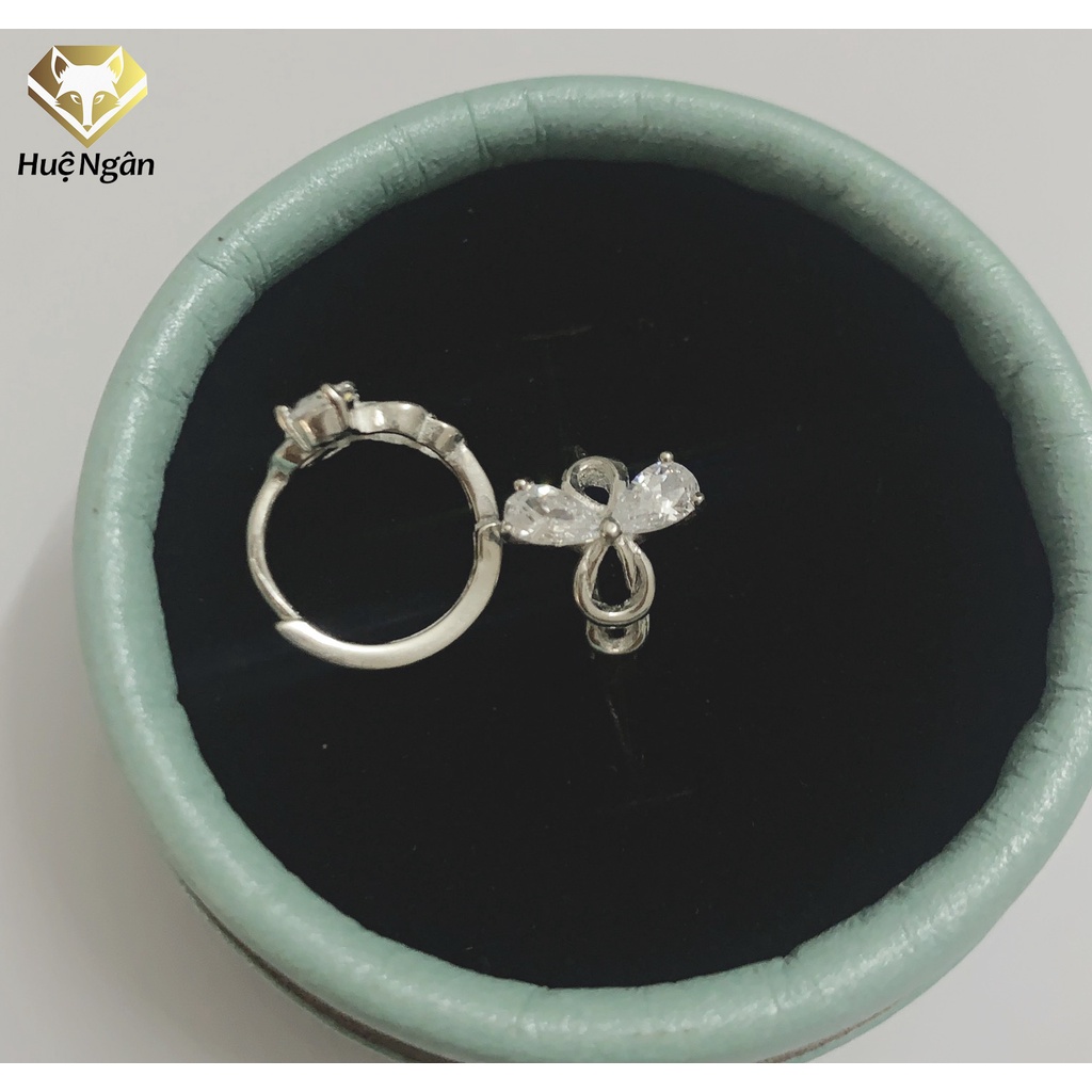 Bông tai bạc 925 Huệ Ngân - Nơ xinh RYE140493