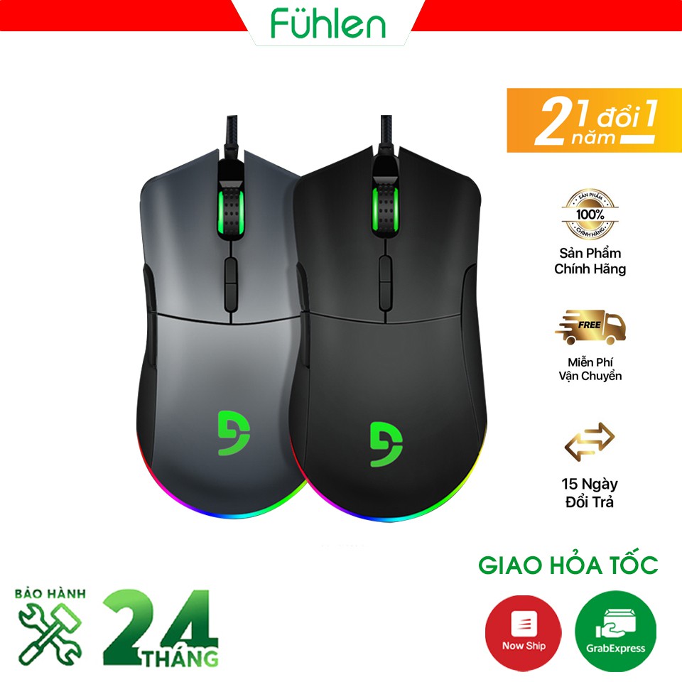 [Mã 2404EL10K giảm 10K đơn 20K] Chuột có dây gaming Fuhlen G4 - Hàng chính hãng bảo hành 2 năm.