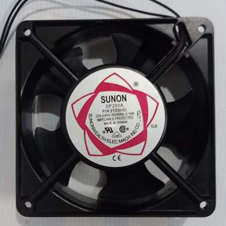 Quạt tản nhiệt có lưới SUNON 12x12 220V