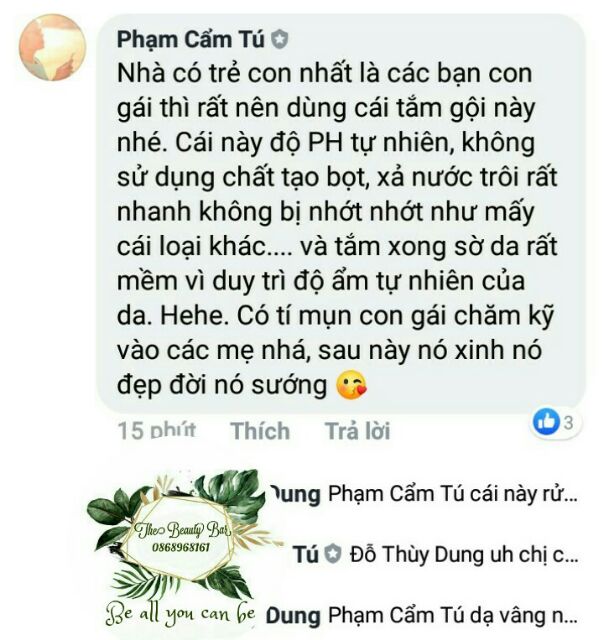 Sữa tắm gội cho trẻ sơ sinh và trẻ nhỏ Biggreen dịu nhẹ cho bé bị chàm, rôm sảy, viêm da cơ địa