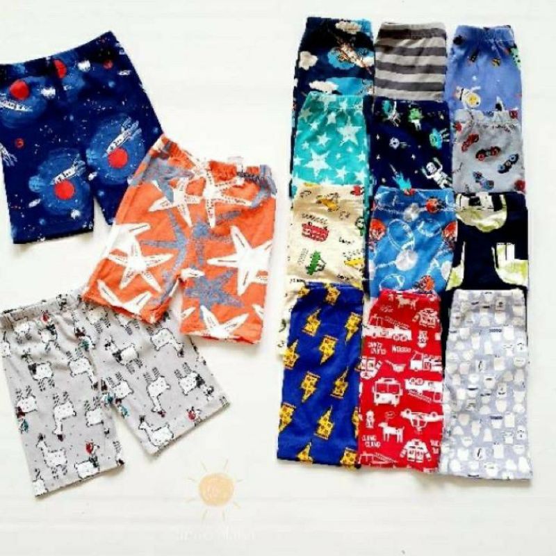 Quần legging bé trai bé gái cotton xuất dư