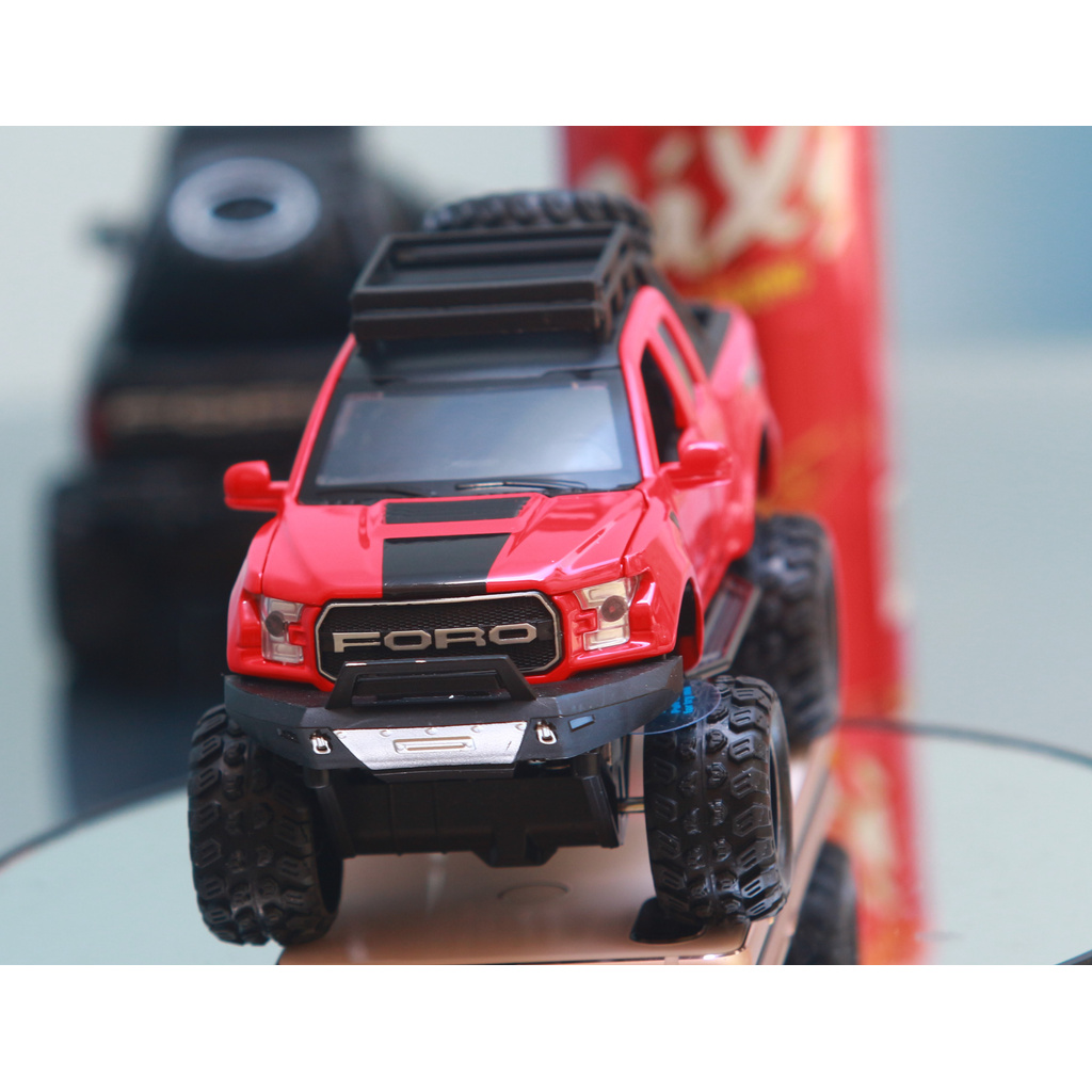 Xe mô hình, Xe hợp kim Ford Raptor F150 cao cấp, tỷ lệ 1:32, quà tặng, trang trí, sưu tầm.