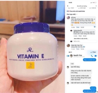 Kem dưỡng ẩm vitamin E Thái Lan