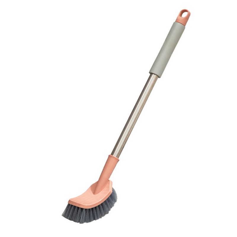Bàn Chải Vệ Sinh Toilet Tay Cầm Dài Bằng Nhựa Chống Trượt Tiện Dụng