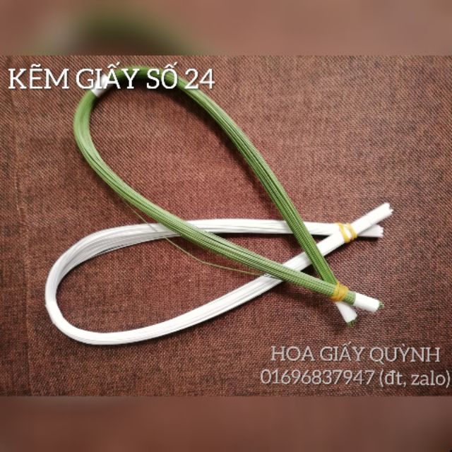 KẼM GIẤY số 24, 26  - bó 100 sợi 60cm