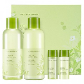 Bộ dưỡng da trà xanh NatureRepublic