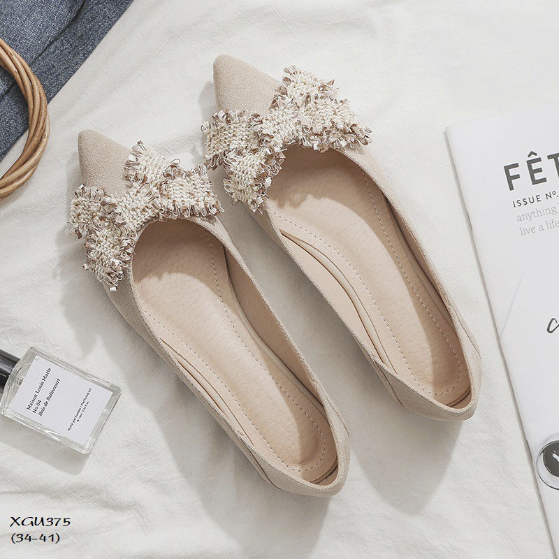 XGU375 Giày búp bê nữ xinh xắn dễ thương | BigBuy360 - bigbuy360.vn