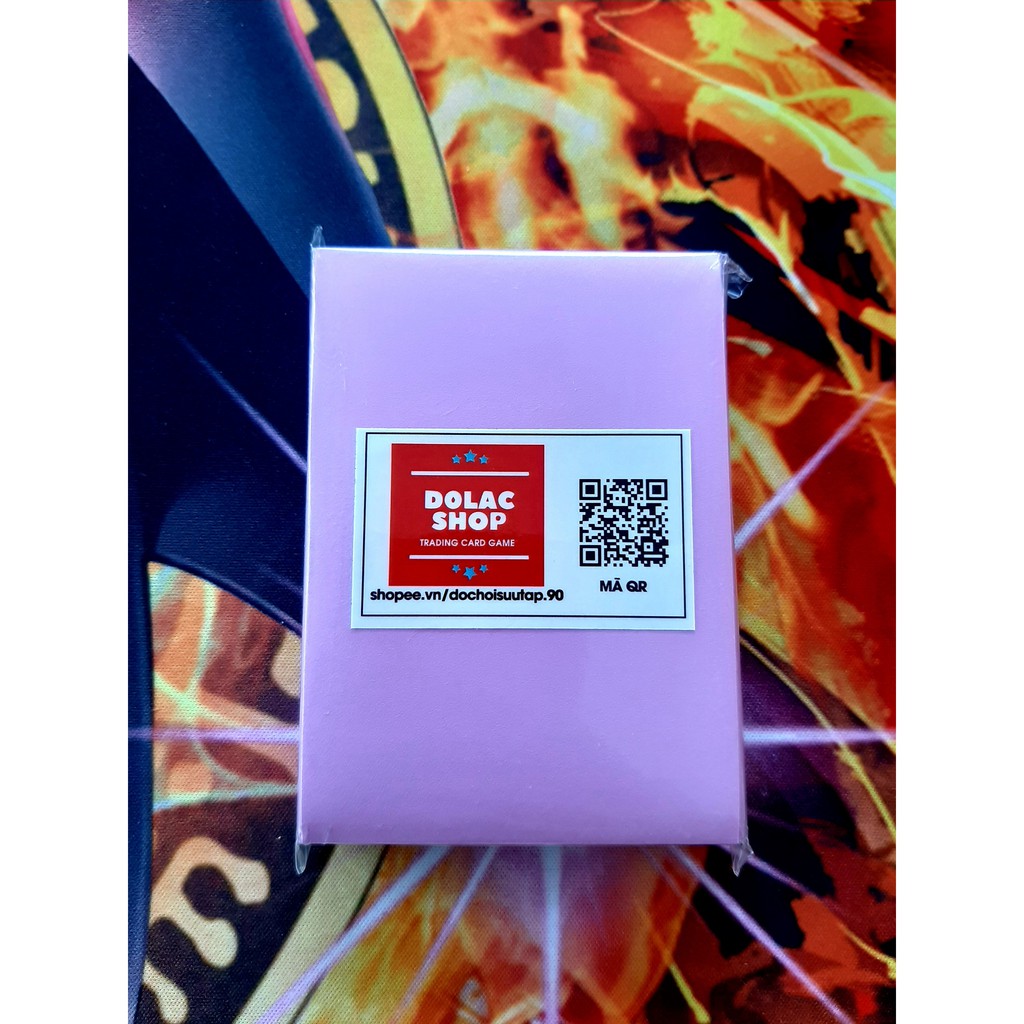 [ĐỖ LẠC SHOP]  Túi bọc bài Yugioh 60 cái - 8,5 x 6cm - TÍM