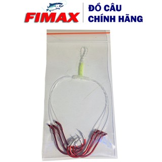 Lưỡi câu cá, Lưỡi chùm nho siêu bền câu cá tra - Bộ 4 lưỡi và 6 lưỡi bkk màu đỏ câu cá tra sông, cá tra hồ dịch vụ