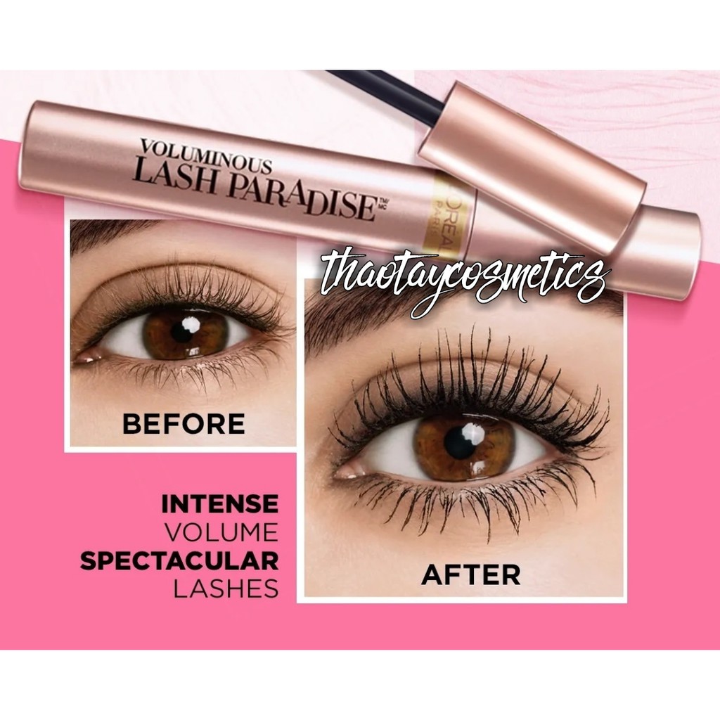 [Hàng Mỹ] Mascara dày và dài mi LOreal Voluminous Lash Paradise Waterproof