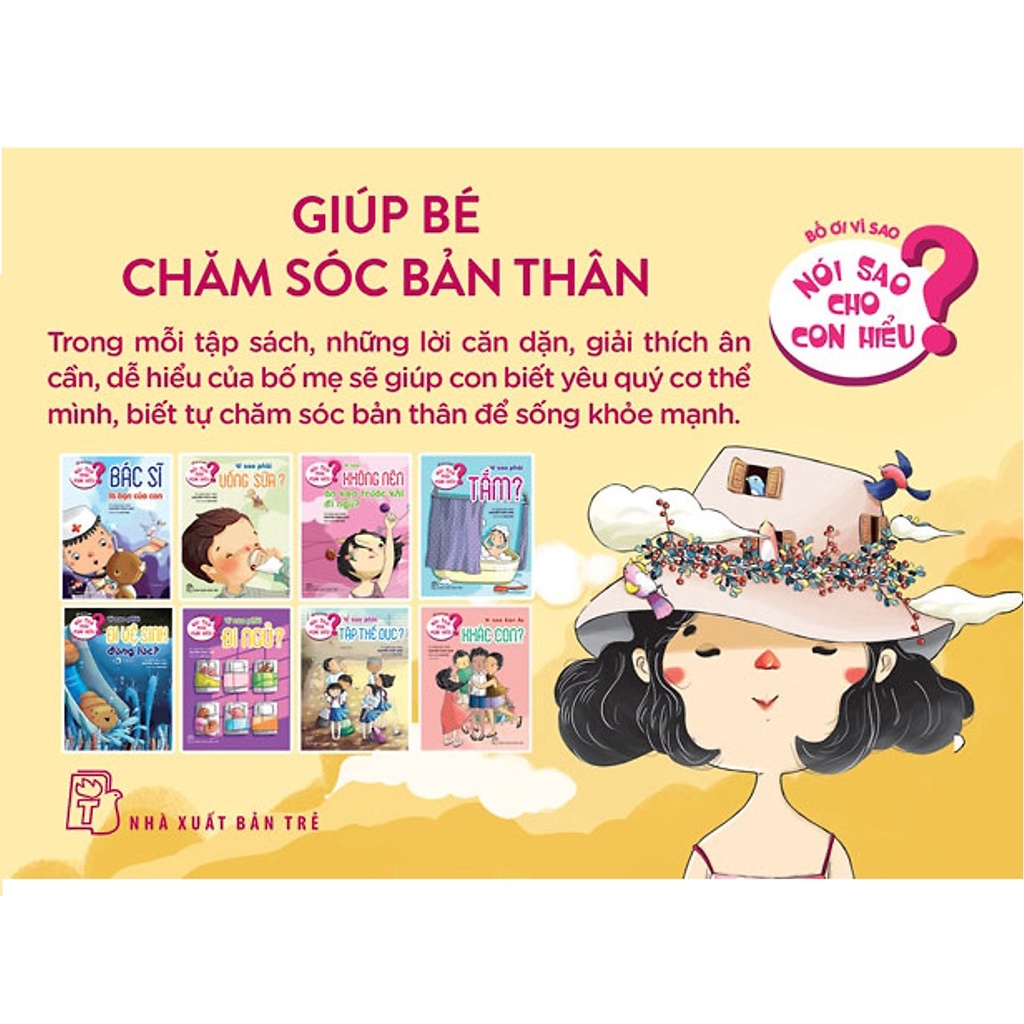 Sách - Combo: Nói Sao Cho Con Hiểu - Giúp Bé Chăm Sóc Bản Thân (Bộ 8 Cuốn)