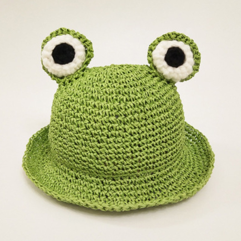 Nón Cối Rộng Vành Chống Nắng Họa Tiết Hoạt Hình Dễ Thương Cho Bé