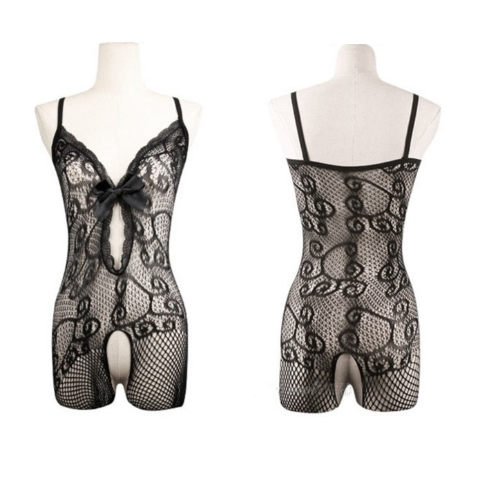 Bộ Đồ Ngủ Body Lưới Sexy Liền Quần Tất -Bodystocking 1 mảnh gợi cảm BST001 - BSTM001 - BSTO-01