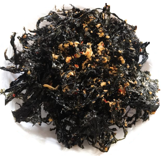 [Mã 156FMCGSALE hoàn 8% đơn 500K] 500G(cháy tỏi ớt) RONG BIỂN CHÁY TỎI🌶