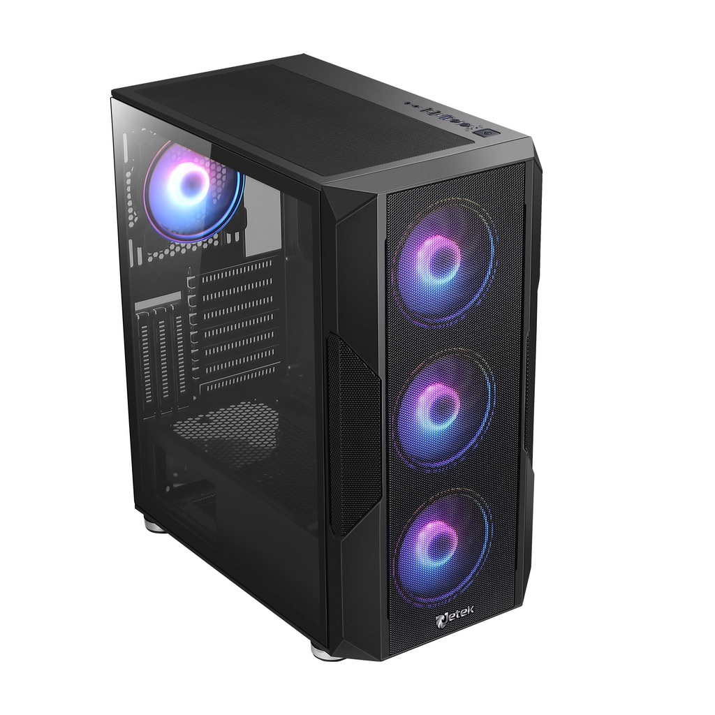 Vỏ Case JETEK SQUID Z4 (E-ATX Tower/Màu Đen)