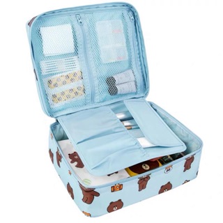 Túi đựng mỹ phẩm Brown {ORDER}