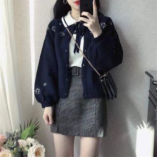 ÁO LEN CỔ ĐỨC THẮT NƠ HÀN QUỐC
