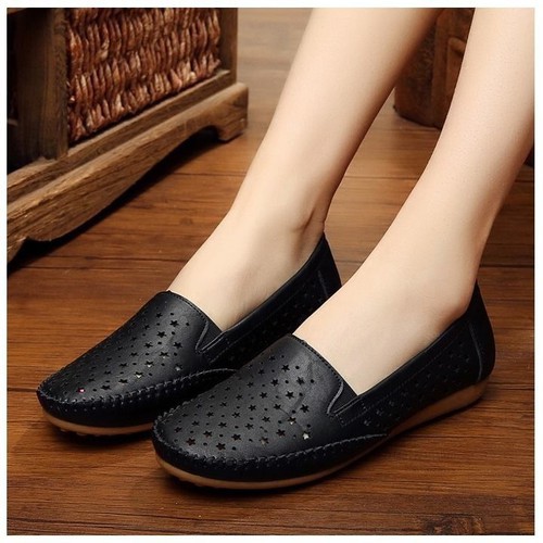 Giày lười da nữ thời trang cao cấp SP34