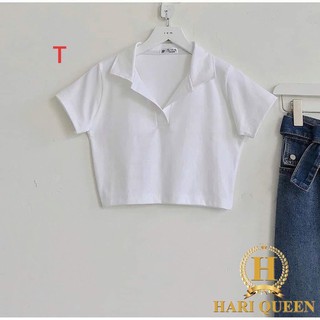 Áo Croptop POLO Nữ Basic