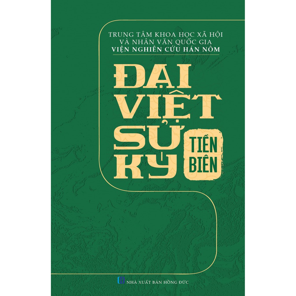 Sách - Đại Việt Sử Ký Tiền Biên