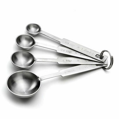 Bộ 04 muỗng đo lường inox cao cấp