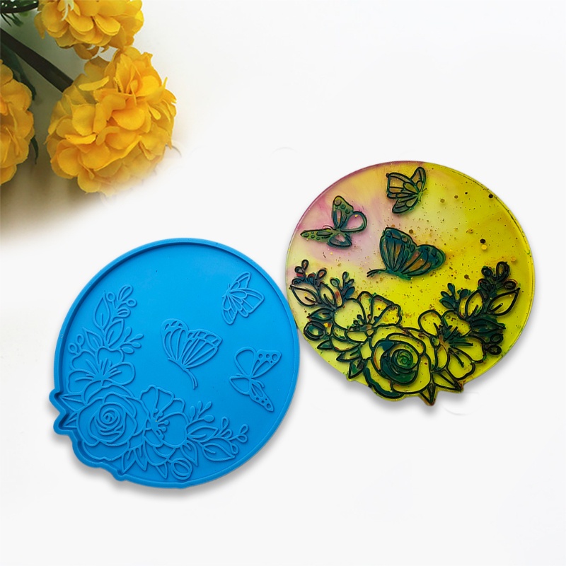 Sa Khuôn Silicone Làm Khay Đựng Đồ Thủ Công DIY Cho Tiệc Lễ Hội