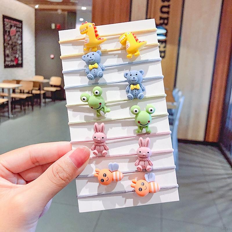 Set 10 dây buộc tóc xinh xắn cho bé gái 1-6 tuổi