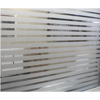 Decal dán kiếng/ kính khổ 45cm, 90cm  Sọc trắng