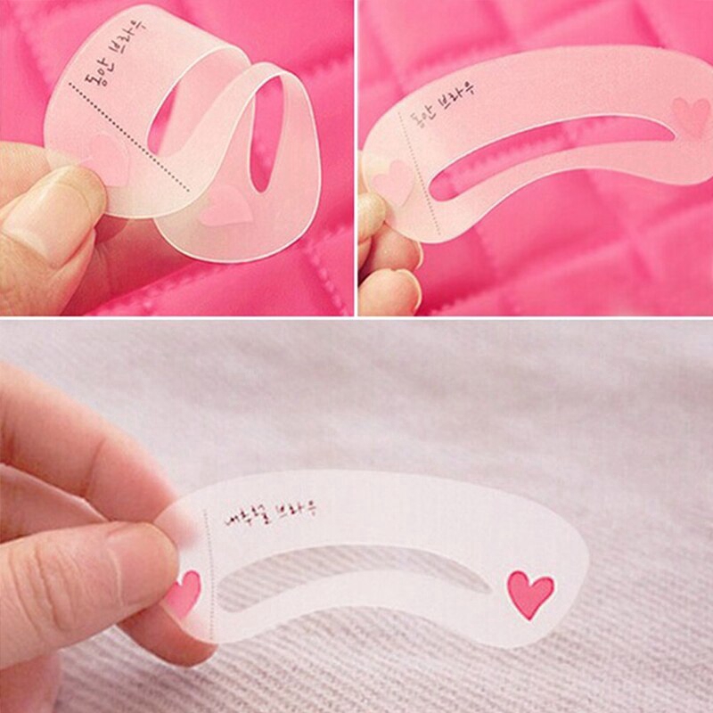 Set 3 khuôn hỗ trợ kẻ lông mày tiện lợi