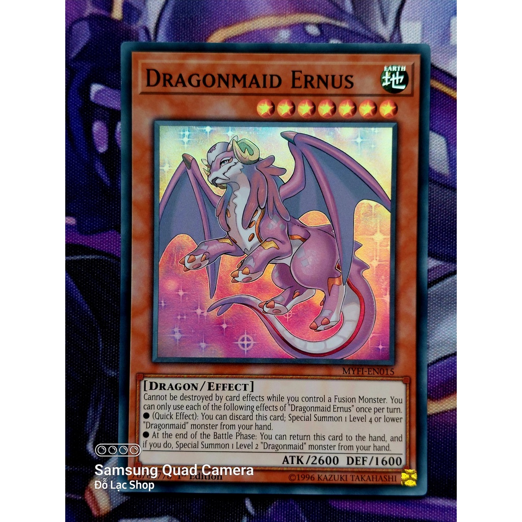 Thẻ Bài Yugioh Monster Dragonmaid Ernus - MYFI-EN015 - Super Rare