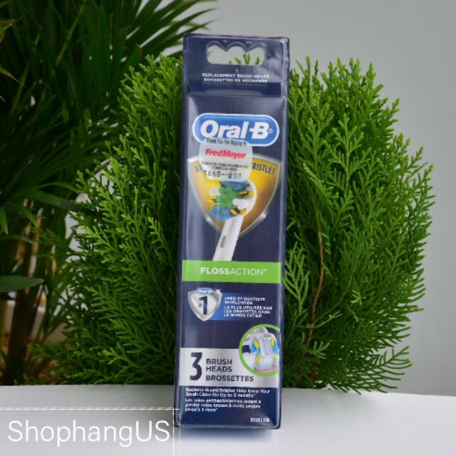 Set 3 đầu bàn chải điện thay thế Oral-B Floss-Action