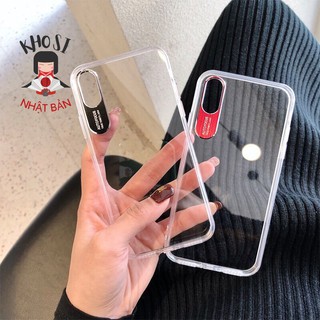 Ốp IPhone AUTOFOCUS Trong Suốt Viền Camera Kim Loại - Chống va đập ( Ốp dẻo )