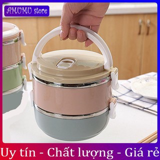 HỘP CƠM 2 TẦNG LÚA MẠCH (freeship 50k)