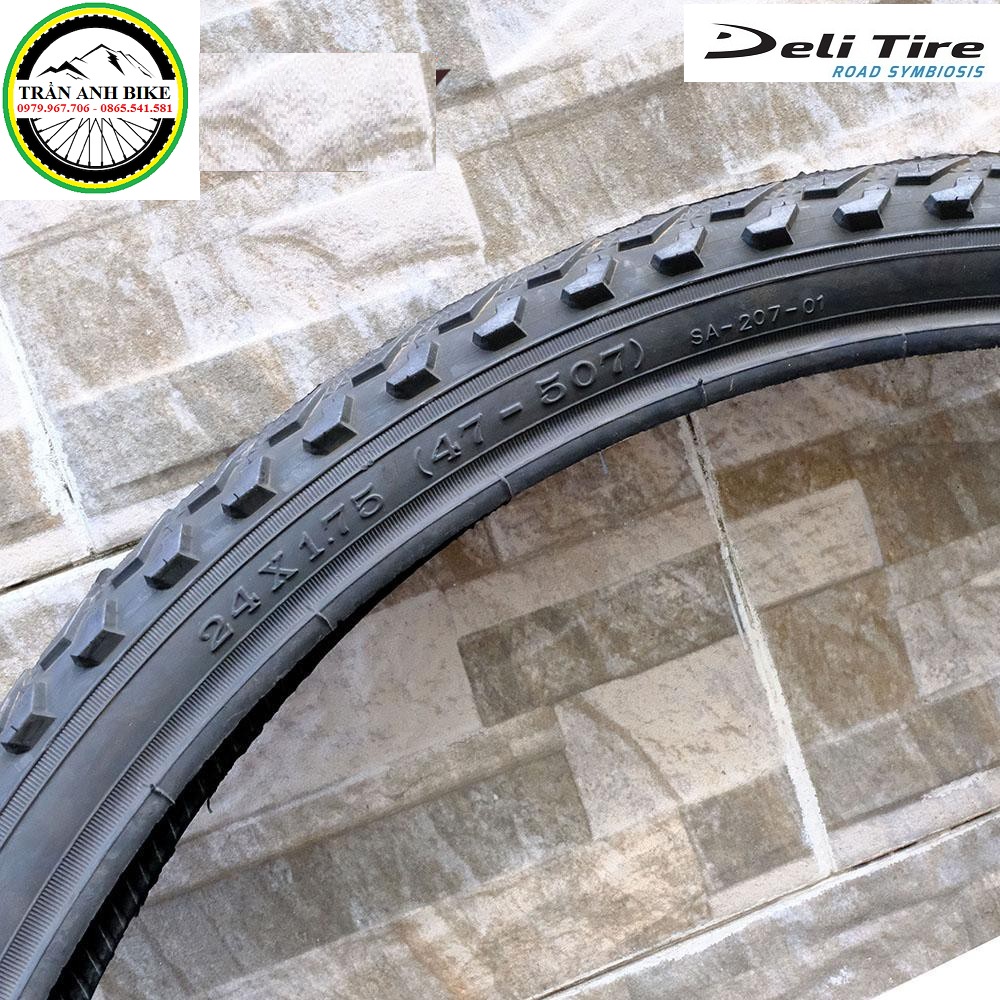 Vỏ lốp xe đạp Deli Tire 24x1.75 S176A