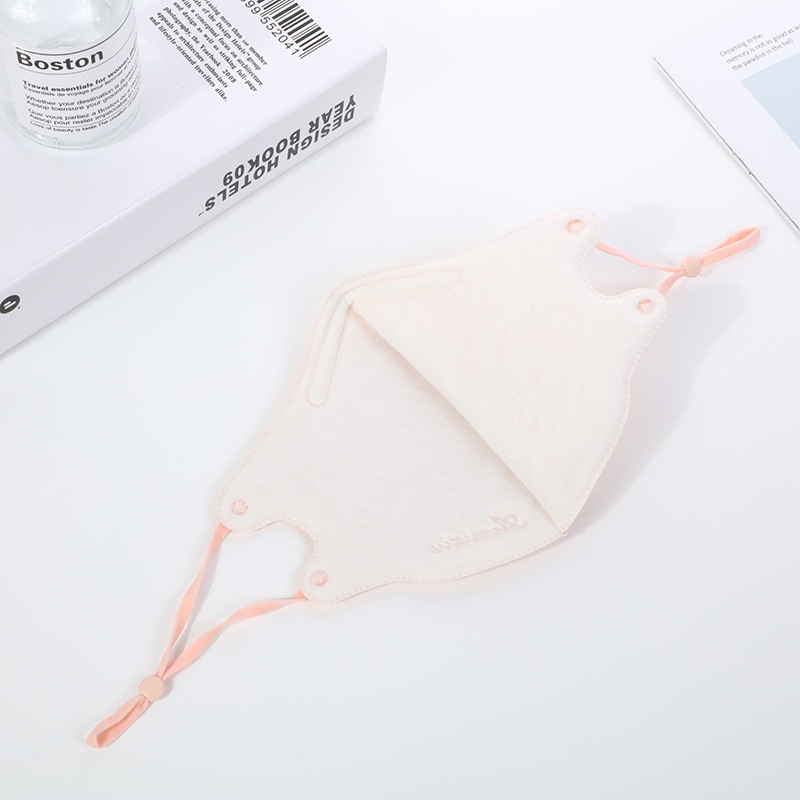 Khẩu Trang cotton Tinh Khiết 3 Lớp Chống Bụi Thoáng Khí Có Thể Giặt Tái Sử Dụng