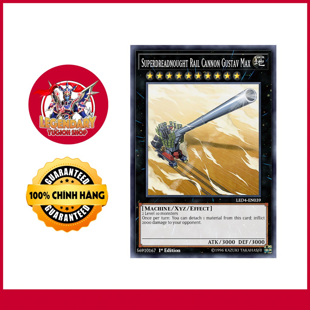 [EN][Thẻ Bài Yugioh Chính Hãng] Superdreadnought Rail Cannon Gustav Max