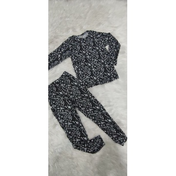 Bộ tay dài quần dài thun borip cho bé size đại