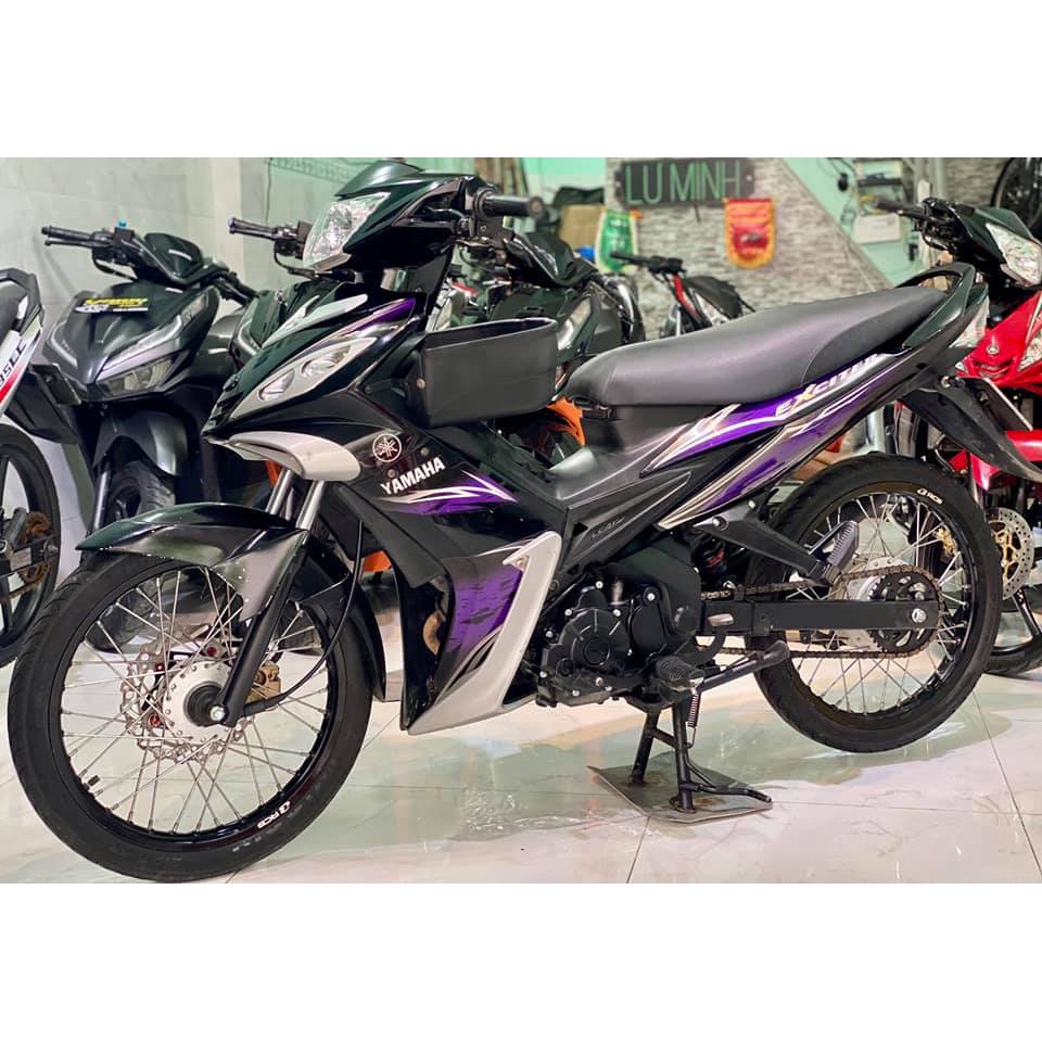 Tem xe exciter 2010 đen tím